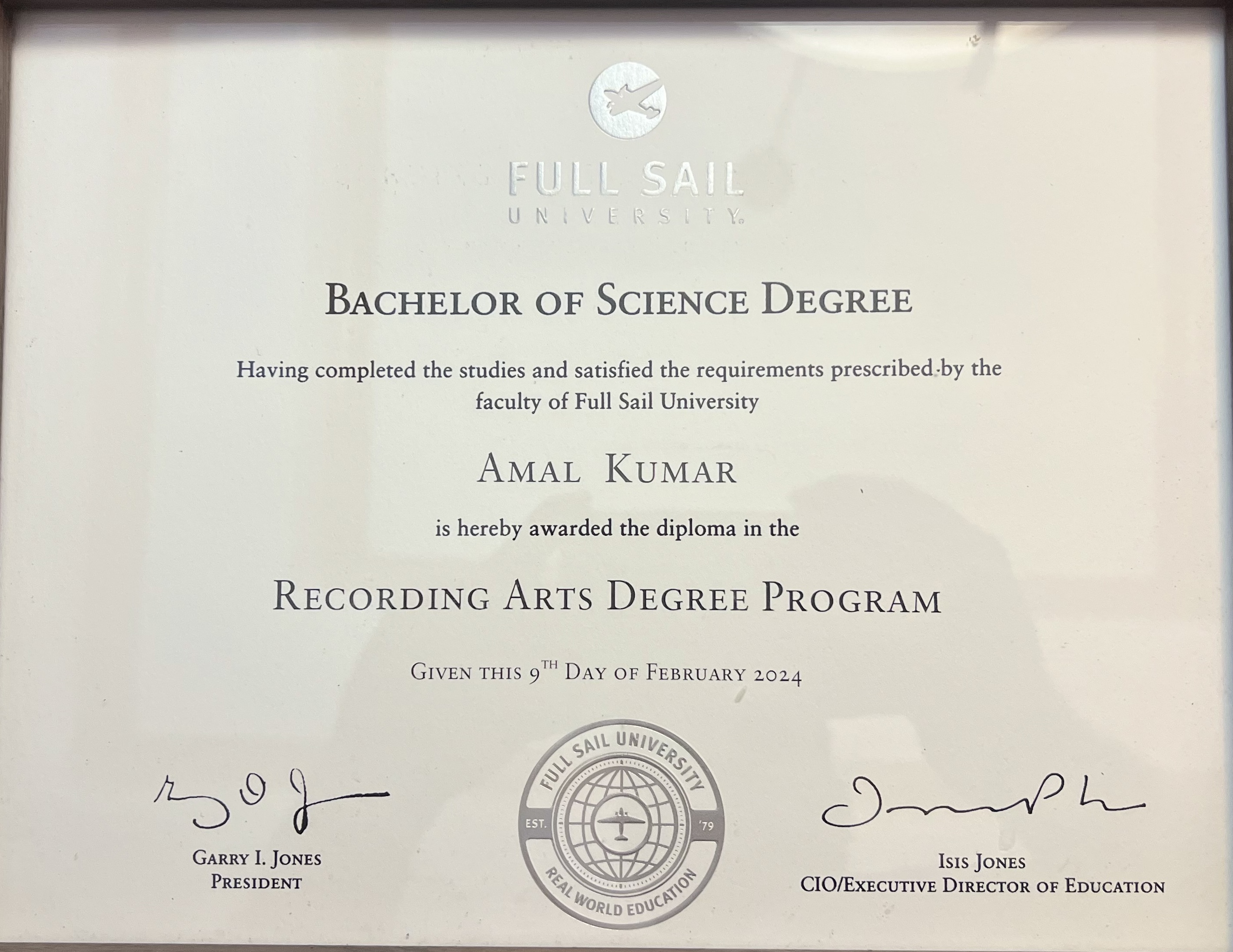 Recording Arts Diploma